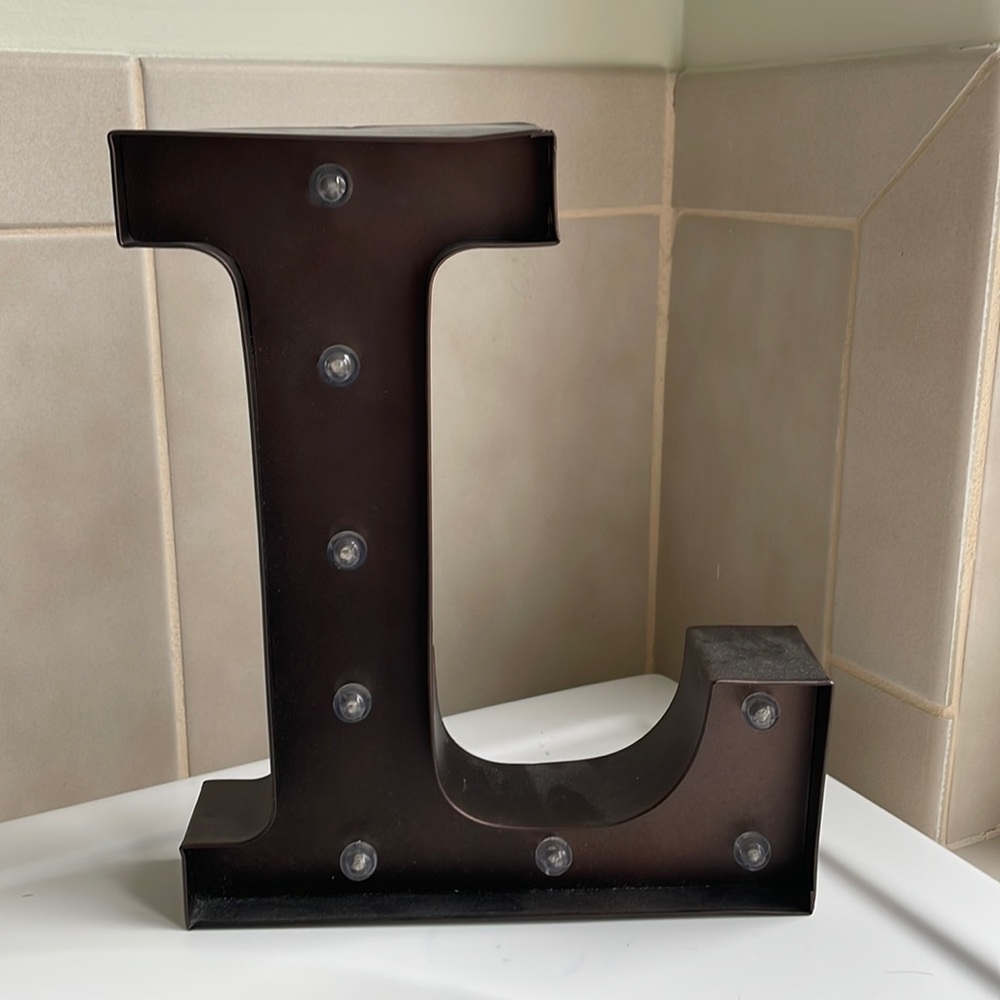 Cute Home Decor Lights letter L